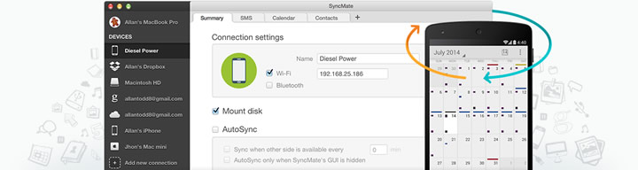Android Mac Sync App